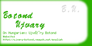 botond ujvary business card